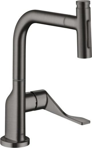 Hansgrohe Axor Citterio Select 230 2jet mit Ausziehauslauf und sBox brushed black chrome