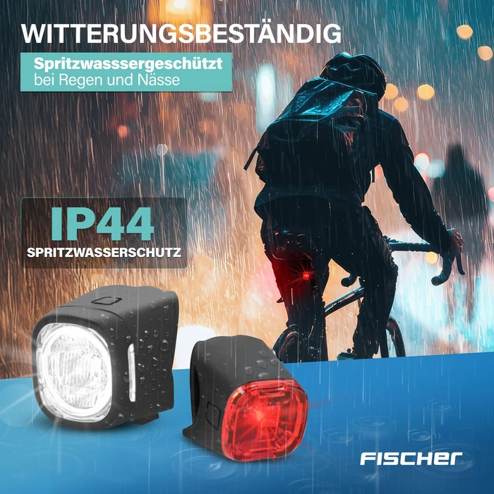 Fischer Square 40/20 Lux Beleuchtungsset