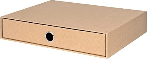 Rössler 1er Schubladenbox, 1 Schublade, A4, kraft