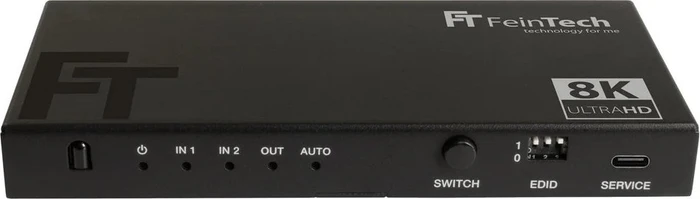 FeinTech HDMI 2.1 Switch 2 In 1 Out mit Audio Extractor