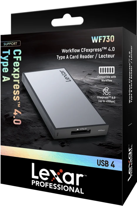 Lexar Professional Workflow CFexpress 4.0 Type A Card Reader (WF730), USB4 [Buchse]