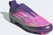 adidas F50 League Laceless FG/MG purple/cloud white/lucid lemon (Junior) Vorschaubild