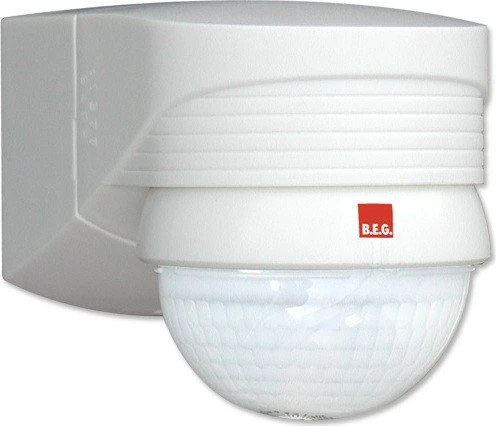 BEG Bewegungsmelder LC-plus 280 | 280° Erfassungsbereich | max. 16m Reichweite | IP54 | Außenbereich | Aufputz | weiß