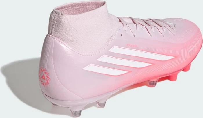 adidas F50 Sparkfusion League Mid Cut FG/AG solar turbo/cloud white/distilled pink (Damen)