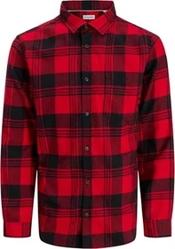 Jack & Jones Regular Fit Hemd langarm true red (Herren)