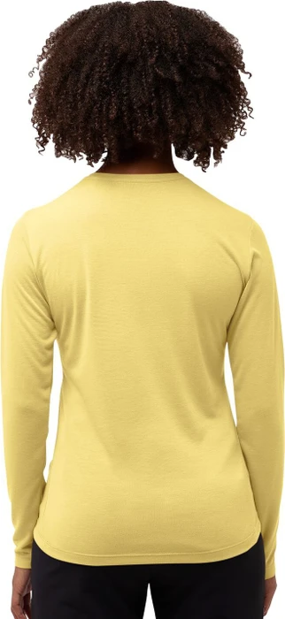 Jack Wolfskin Vonnan Funktionsshirt langarm lemon ice (Damen)