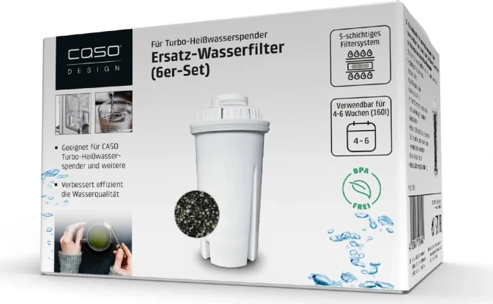 Ersatzfilter für Turbo-Heißwasserspender (6er Set) Wasserspender Zubehör