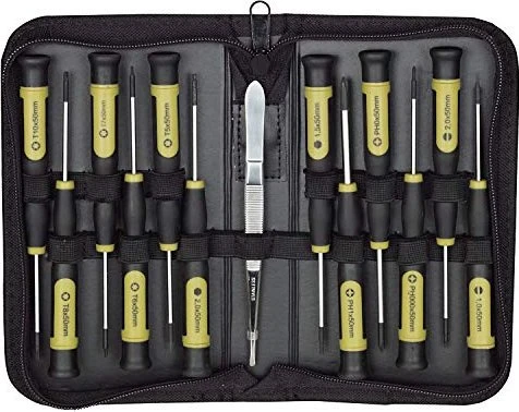 Proxxon Micro-Driver Schraubendrehersatz inkl. Tasche, 13-tlg.