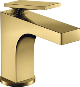 Hansgrohe Axor Citterio 90 Waschbeckenarmatur mit Hebelgriff und Ablauffernbedienung polished goldoptik
