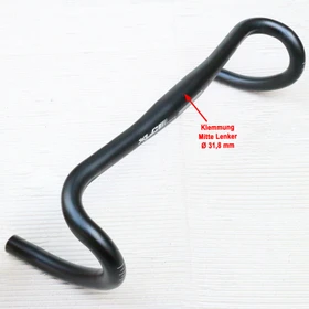 XLC HB-R05 31.8mm/2° up Rennrad Lenker 130mm/69mm 400mm schwarz
