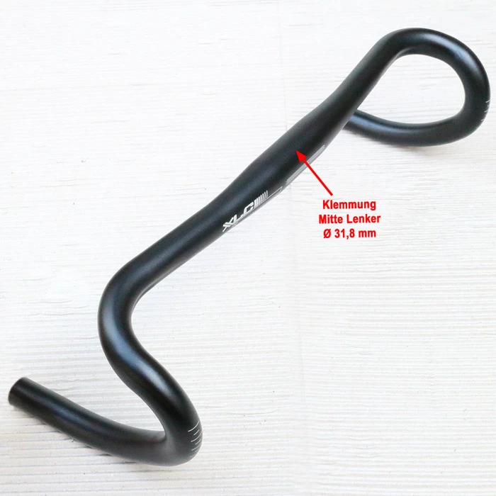 XLC HB-R05 31.8mm/2° up Rennrad Lenker 130mm/69mm 400mm schwarz
