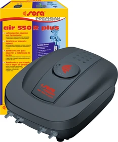 sera air 550R plus Aquarien-Luftpumpe, 550l/h