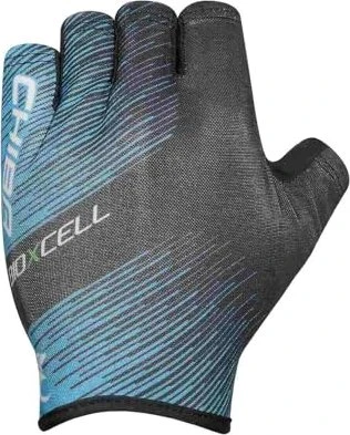 Chiba BioXCell Tan Through Fahrradhandschuhe türkis/schwarz
