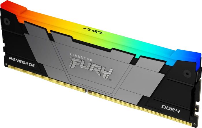 Kingston FURY Renegade RGB UDIMM 16GB Kit, DDR4-4000, CL19-23-23, 1RX8