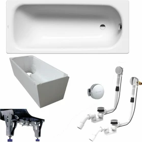 Kaldewei Saniform Plus Badewanne 170x75cm, alpinweiß
