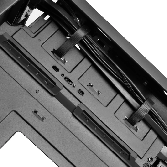 SilverStone Lucid LD01, schwarz/weiß, Glasfenster