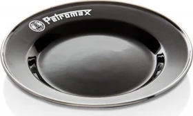 Petromax Emaille 2 Stück 22cm Teller schwarz