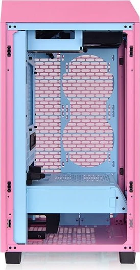 Thermaltake The Tower 200 Bubble Pink, rosa, Glasfenster, Mini-ITX