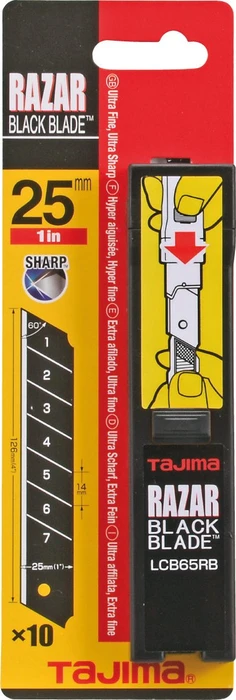 Tajima Abbrechklinge 25mm 10 Stück, Ersatzklinge