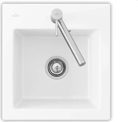 Villeroy & Boch Subway 45 XS Einbau Becken mittig snow white