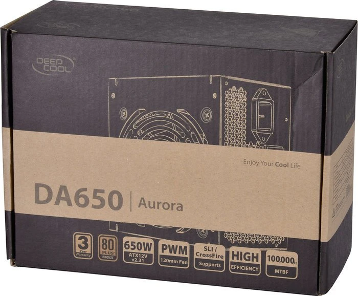 DeepCool DA650 650W, ATX 2.31