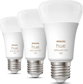 Philips Hue White and Color Ambiance 800 LED-Bulb E27 6.5W, 3 Stück
