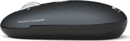 Port Designs Pure Color Bluetooth Rechargeable Mouse, Shadow grau, Bluetooth