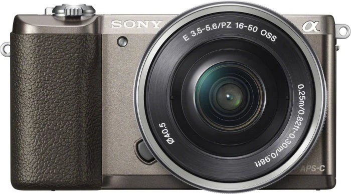 Sony Alpha 5100 braun mit Objektiv E PZ 16-50mm 3.5-5.6 OSS