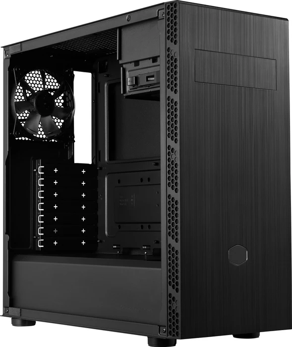 Cooler Master MasterBox MB600L V2, schwarz, mit 5.25" Schacht, Glasfenster