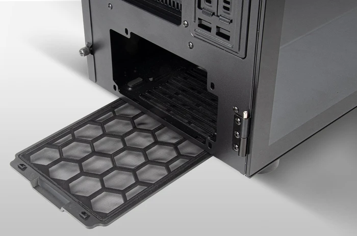 SilverStone Seta H1, schwarz, Glasfenster