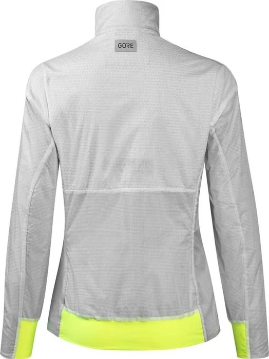 Gore Wear Drive Laufjacke white/neon yellow (Damen)