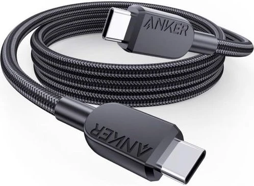 Anker USB-C Kabel, USB 2.0, 480Mb/s, 240W, USB-C [Stecker] auf USB-C [Stecker], 0.9m