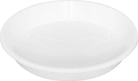 Geli Kunststoff-Blumentopfuntersetzer rund 14cm weiß
