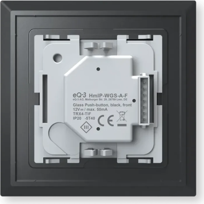 eQ-3 HomeMatic Glastaster schwarz