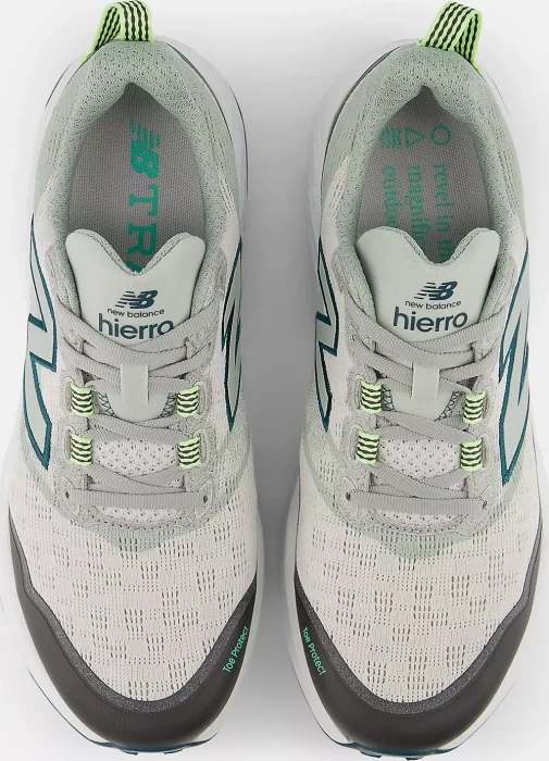 New Balance Fresh Foam X Hierro v9 grey matter/medusa green (Herren)