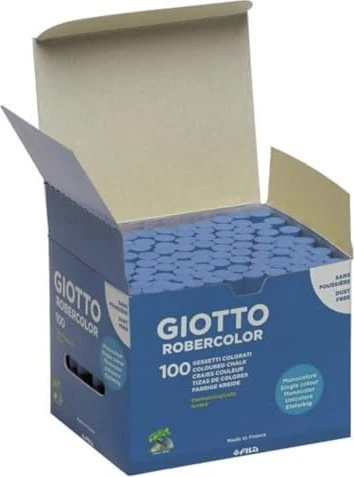 Fila Giotto Robercolor Tafelkreide Rund, blau, 100er-Pack