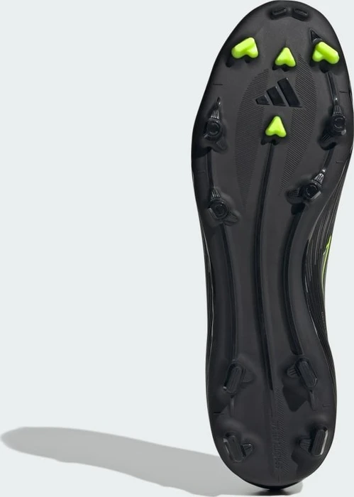 adidas F50 League Laceless FG/MG core black/iron metallic/lucid lemon