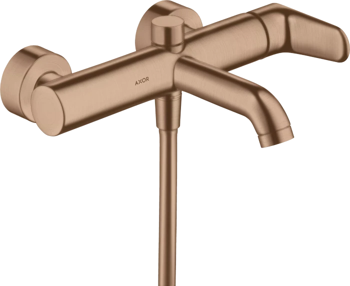 Hansgrohe Citterio M Einhebel-Wannenmischer Aufputz brushed red gold