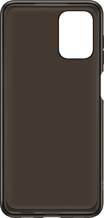 Samsung Soft Clear Cover für Galaxy A12 schwarz