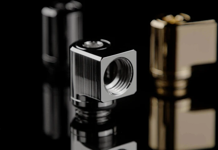 EK Water Blocks Quantum Line EK-Quantum Torque Micro Rotary 90° Winkeladapter, vernickelt