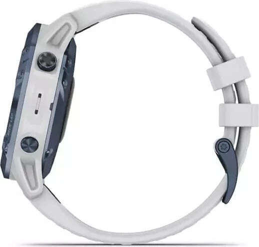 Garmin Fenix 6 Pro Solar mineral blue titanium/whitestone