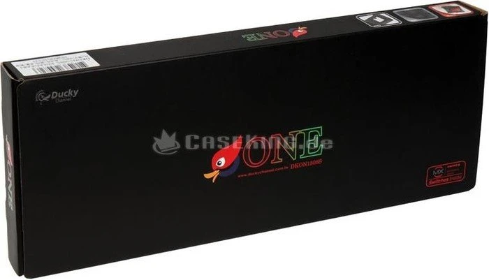 Ducky One schwarz, LEDs weiß, MX BROWN, USB, DE