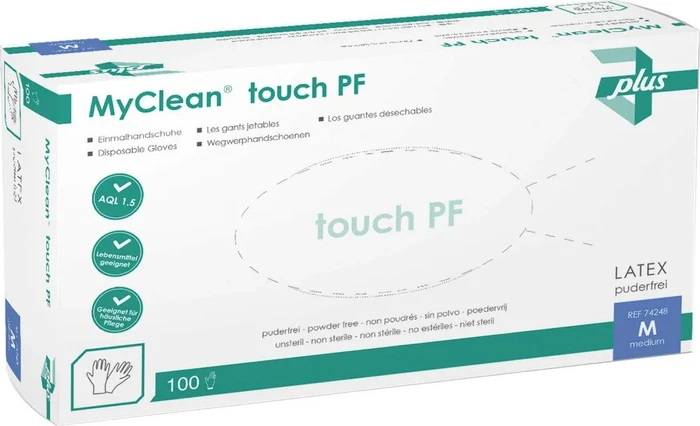 MaiMed MyClean touch PF unsteril Einweghandschuhe M, 100 Stück