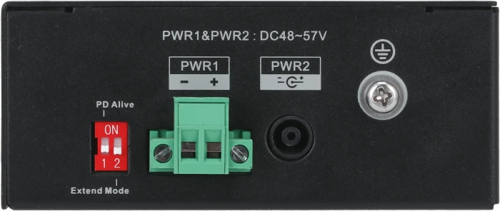 Dahua PFS31 Industrial Railmount Switch, 9x RJ-45, 1x SFP, 96W PoE++