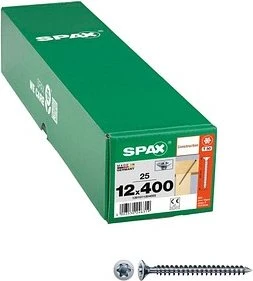 Spax WIROX A9J 4CUT T-STAR plus T50 Universalschraube, 12x400mm, 25 Stück