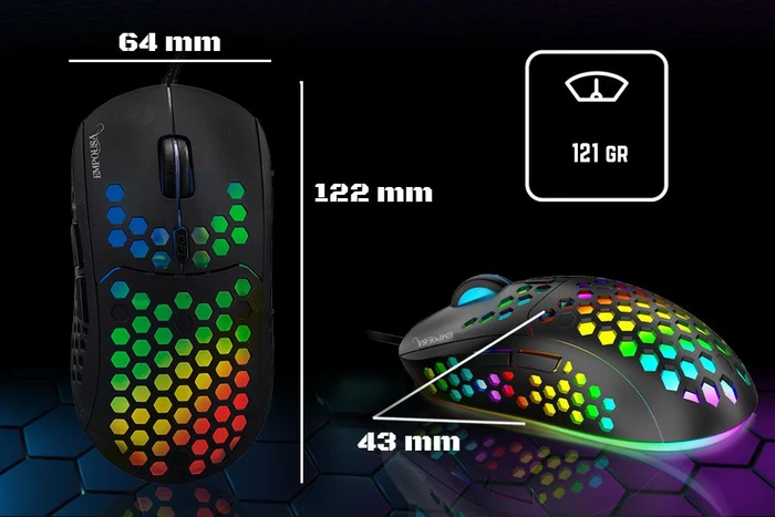Inca IMG-346 Empousa RGB Gaming Mouse, USB
