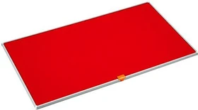 Nobo Filz-Notiztafel Widescreen 32" 32", Pinnwand, rot, 71x40cm