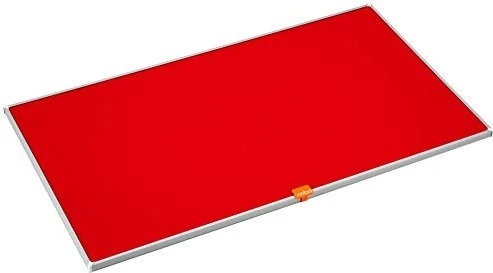 Nobo Filz-Notiztafel Widescreen 32" 32", Pinnwand, rot, 71x40cm