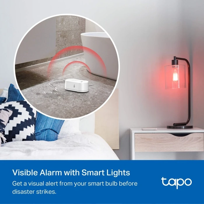TP-Link Tapo T300, WLAN Smart Wasserleckdetektor, Funk-Wassermelder