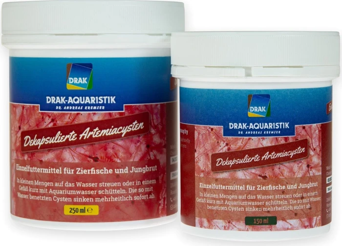DRAK-Aquaristik Dekapsulierte Artemiacysten, Dose, 250ml